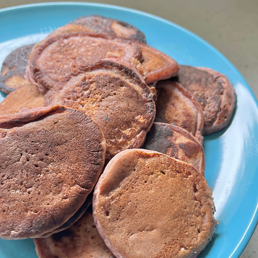 Easy Berry Blender Pikelets