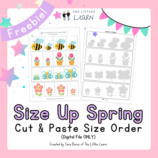 Size Up Spring - PDF Digital Download