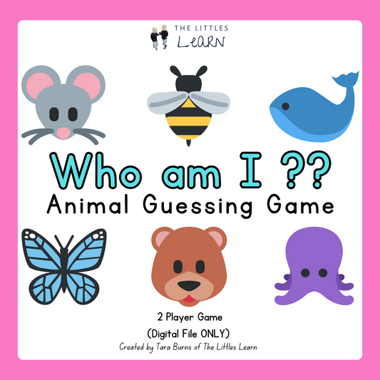 Colourful animal boards featuring 24 cute animal faces for a fun print at home version of the classic guess who game.