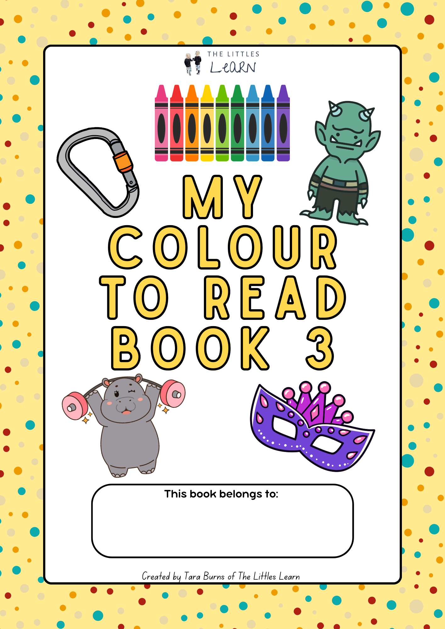 My Colour to Read Book Three- PDF Digital Download