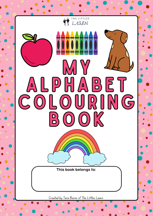 My Alphabet Colouring Book - PDF Digital Download