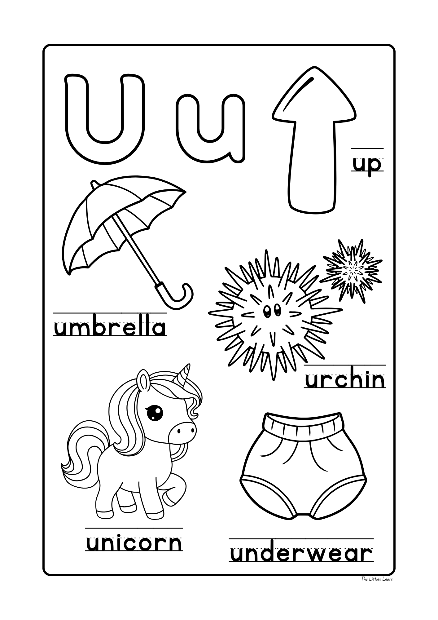 My Alphabet Colouring Book - PDF Digital Download