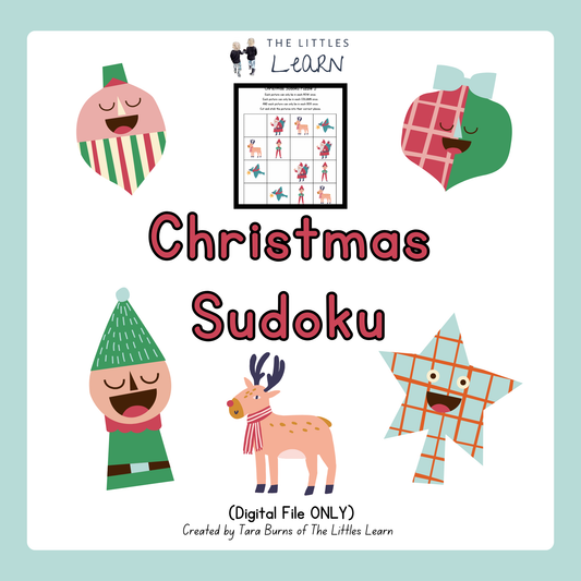 *FREEBIE* Christmas Picture Sudoku Puzzles - PDF Digital Download