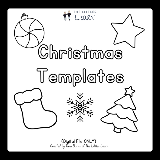 *FREEBIE* Christmas Templates - PDF Digital Download