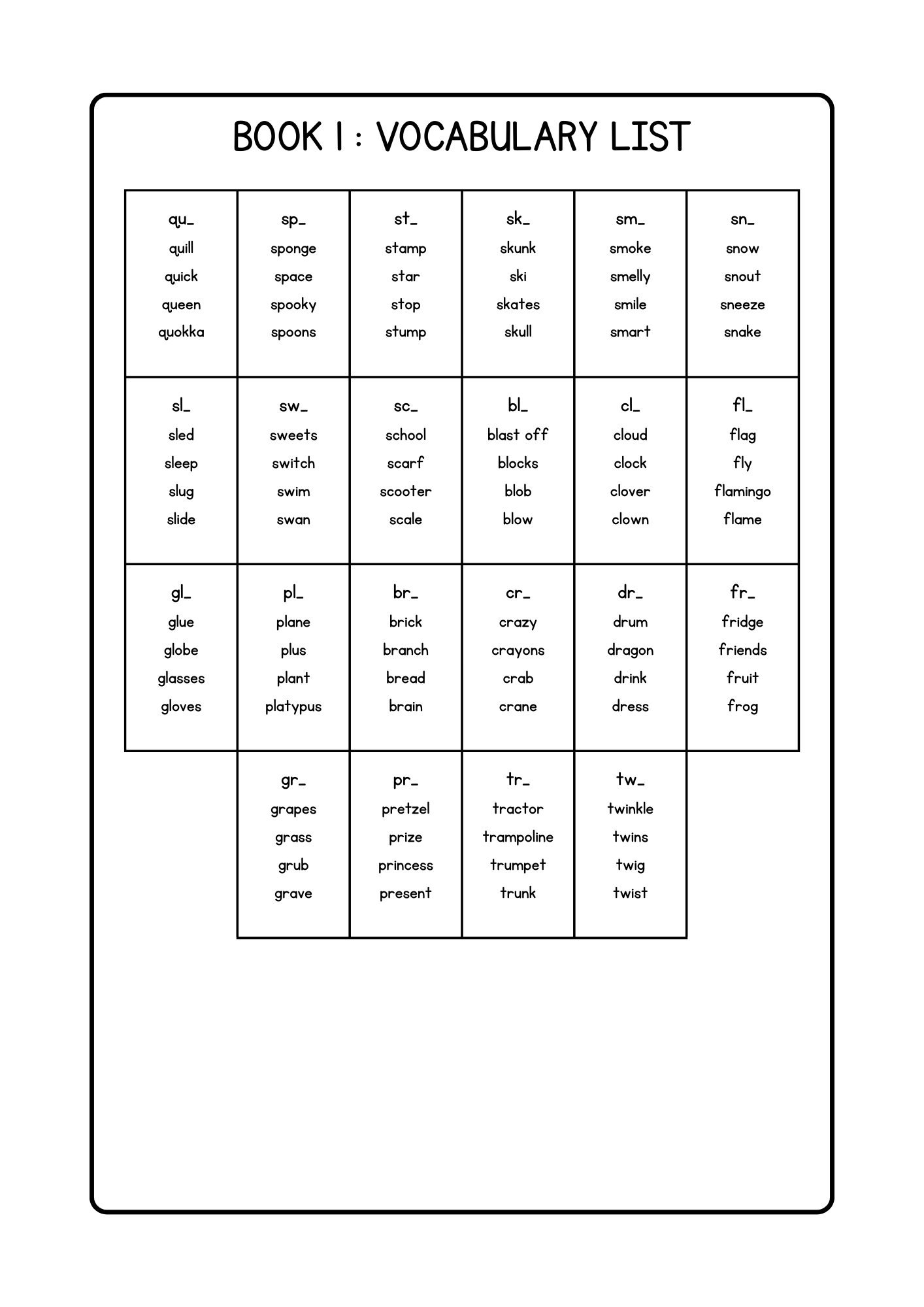 My Colour to Read Book One - PDF Digital Download