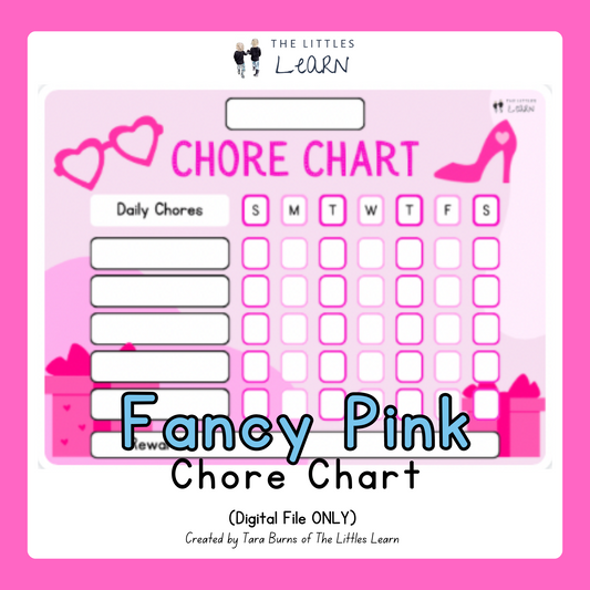 A barbie inspired chore chart for kids.